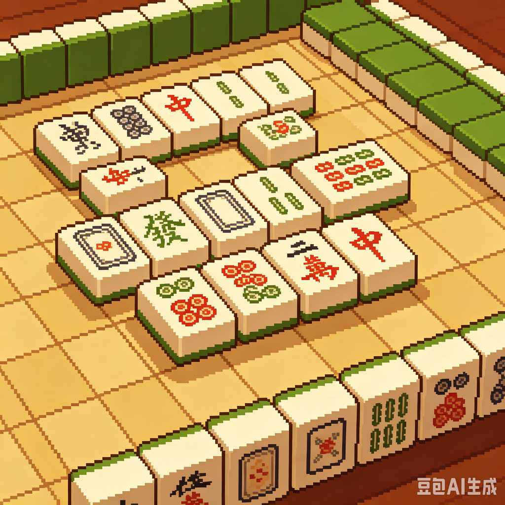 color box mahjong set packing